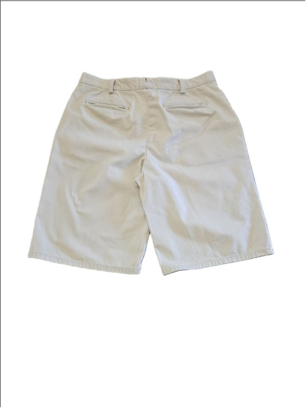 Women's Banana Republic Beige Premium Chinos Bermuda Shorts Size 8 - Picture 3 of 8
